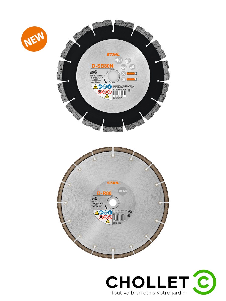 Disques pour découpeuse STIHL D-SB80N / D-R80