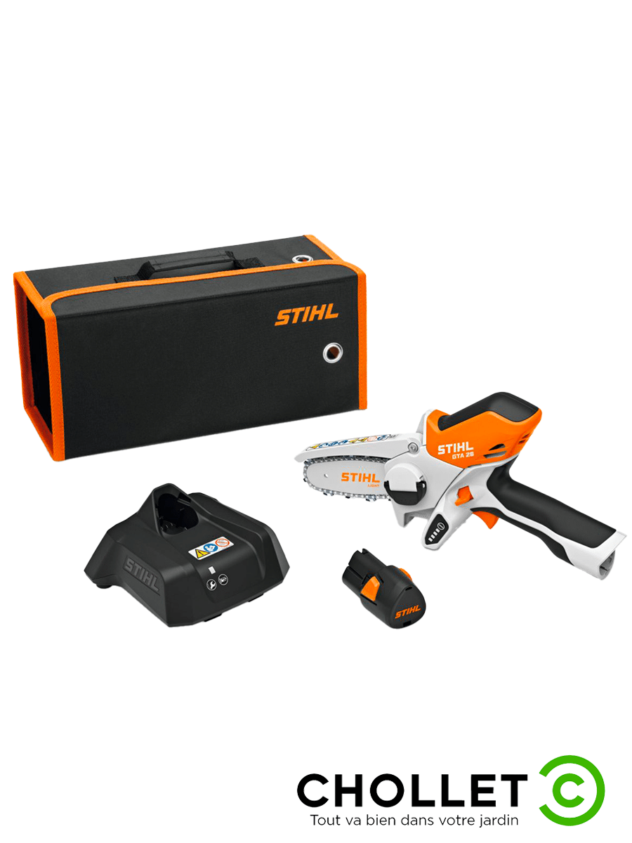 La scie de jardin à batterie AS STIHL GTA26 KIT