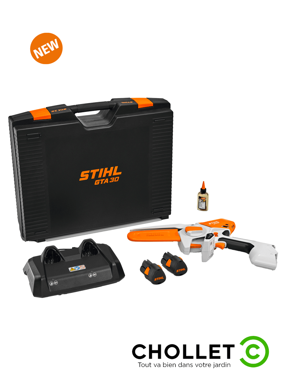 Mini-tronçonneuse sur batterie AS STIHL GTA30 SET
