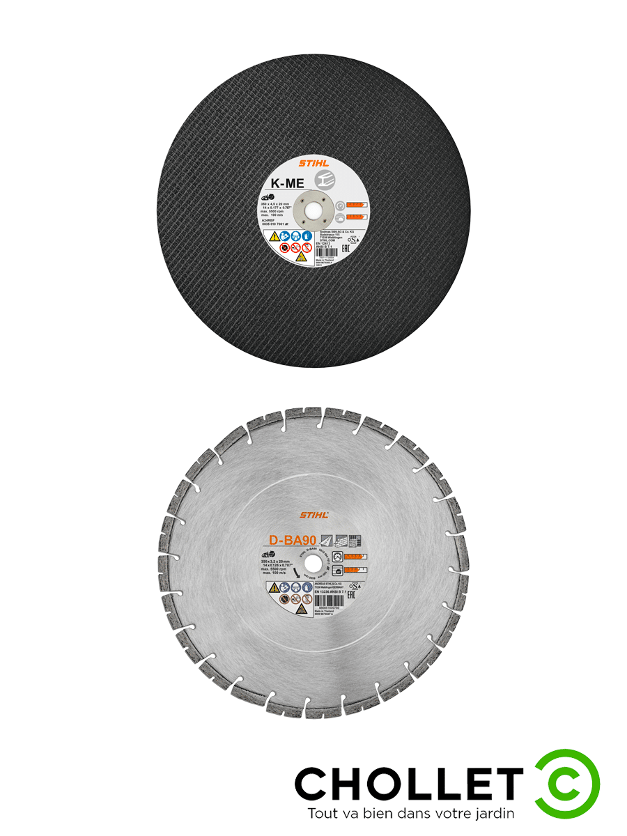 Disques pour découpeuse STIHL K-ME / D-BA90