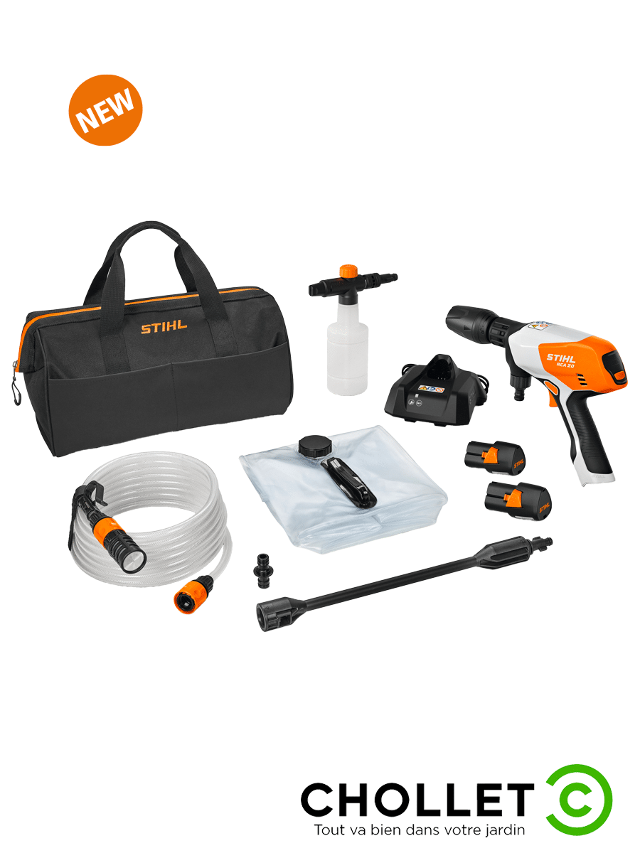 Nettoyeur à pression sur batterie AS STIHL RCA20 KIT